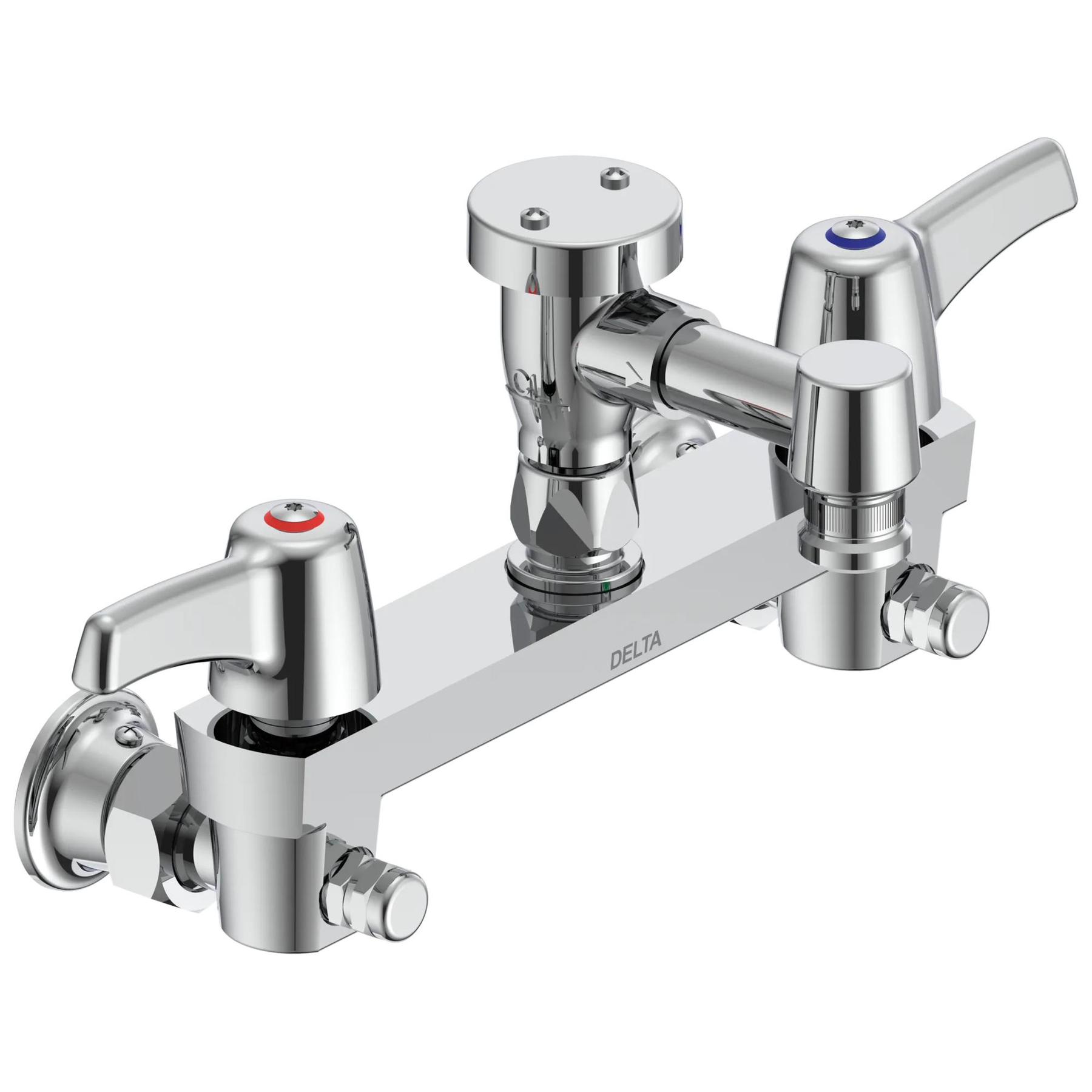 Two Handle 8 In Wallmount Service Sink Faucet