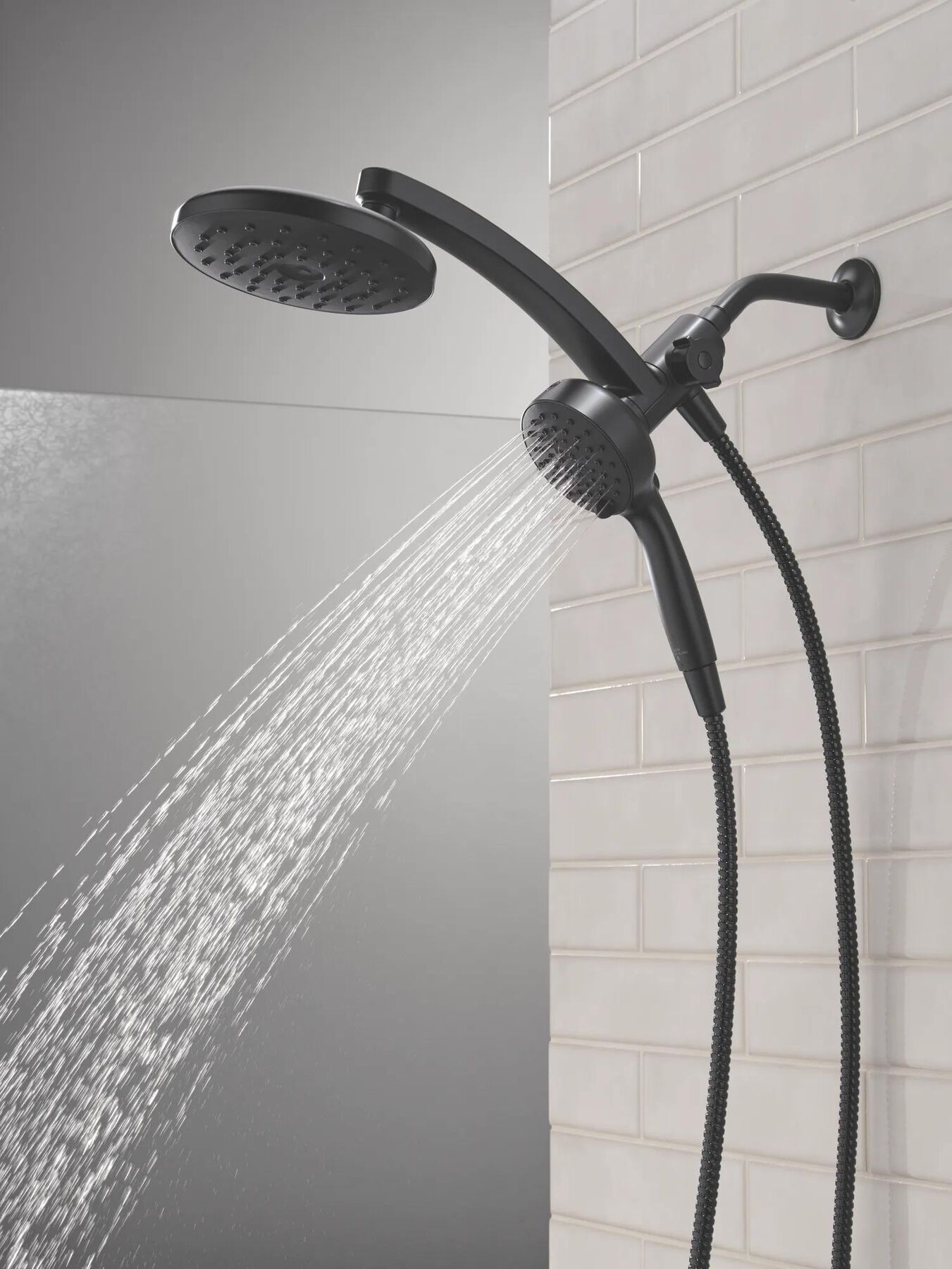 PivotPro&trade; 3-in-1 Combination Shower with Silicone Spray Face