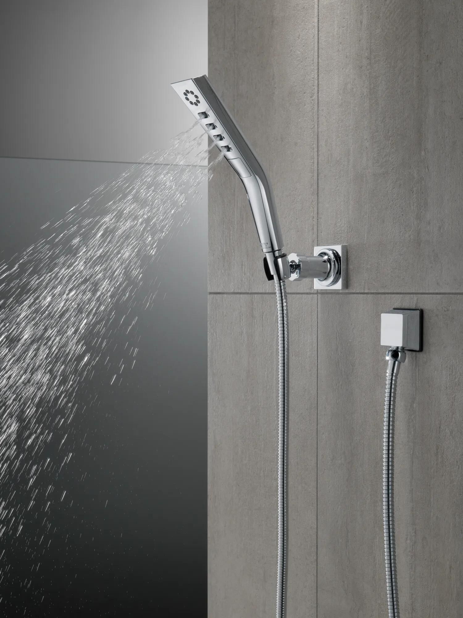 nkt♡ H2Okinetic® 3-Setting Wall Mount Hand Shower in Chrome 55799