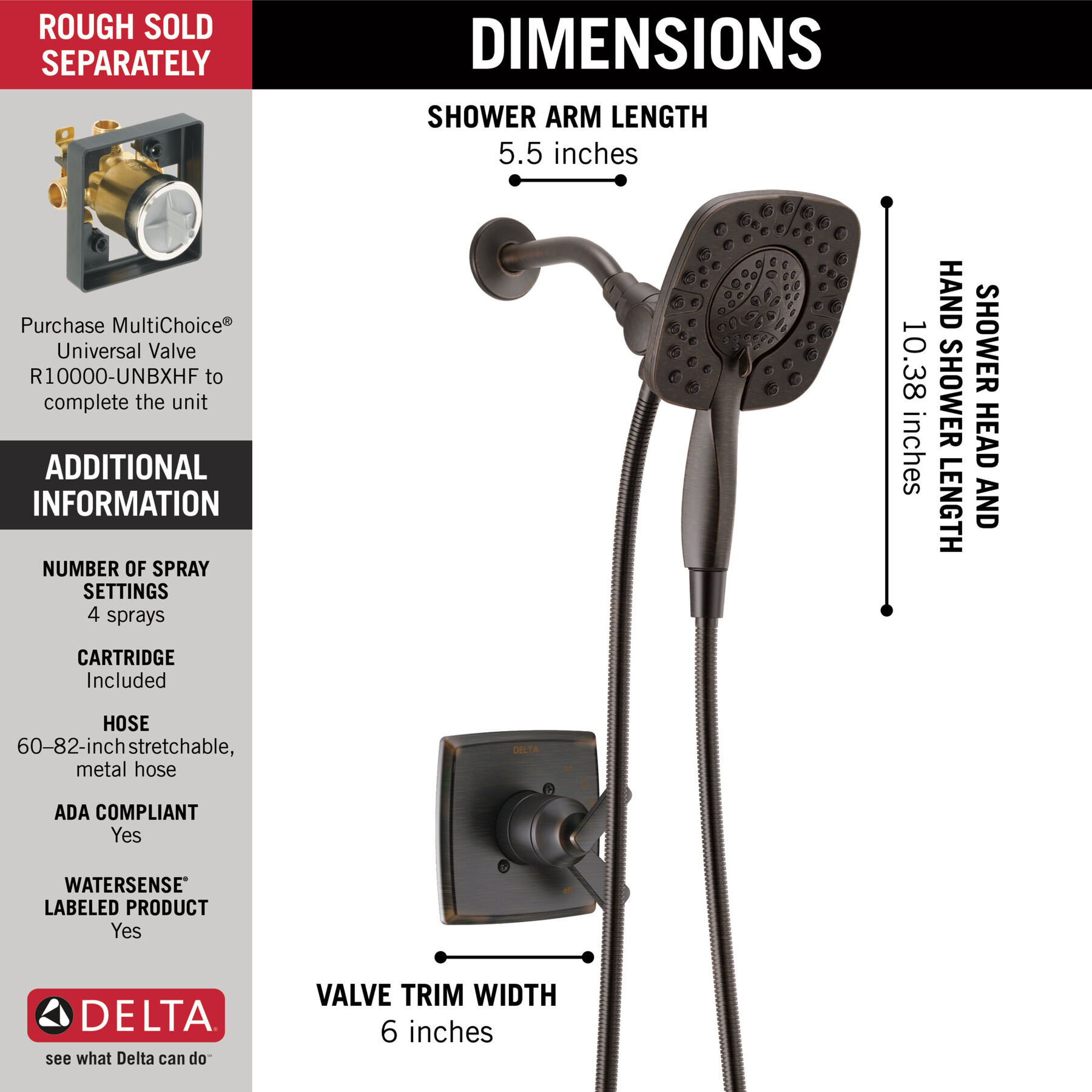 In2ition&reg; Shower Trim 17S (Recertified)