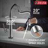 Touch<sub>2</sub>O&reg; Technology Kitchen Faucet with Touchless Technology