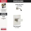 Monitor 14 Series Shower Trim - Less Head