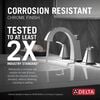 Two Handle Widespread Bathroom Faucet