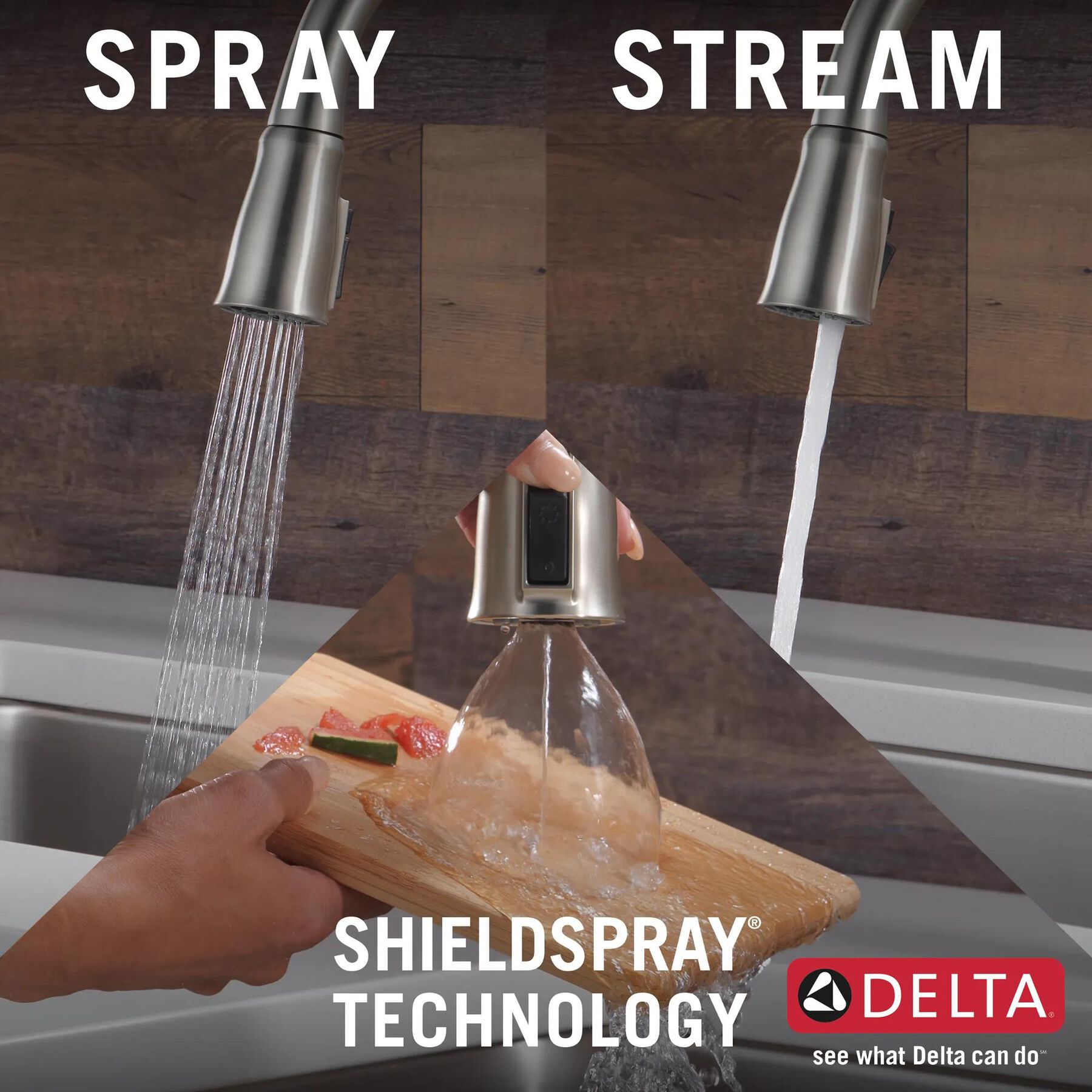 Single-Handle Pull-Down Kitchen Faucet