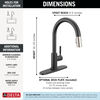 Single Handle Pull-Down Kitchen Faucet&nbsp;