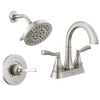 Centerset Lavatory Faucet with 14 Series Shower Trim and Rough Bundle