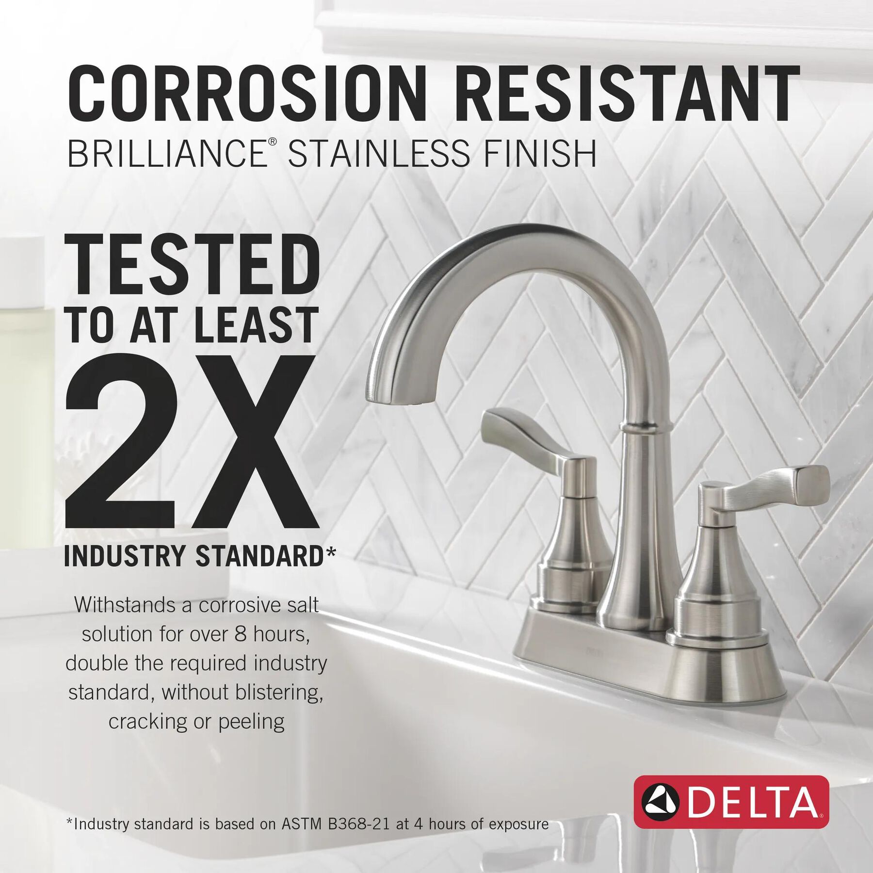Centerset Lavatory Faucet with 14 Series Shower Trim and Rough Bundle