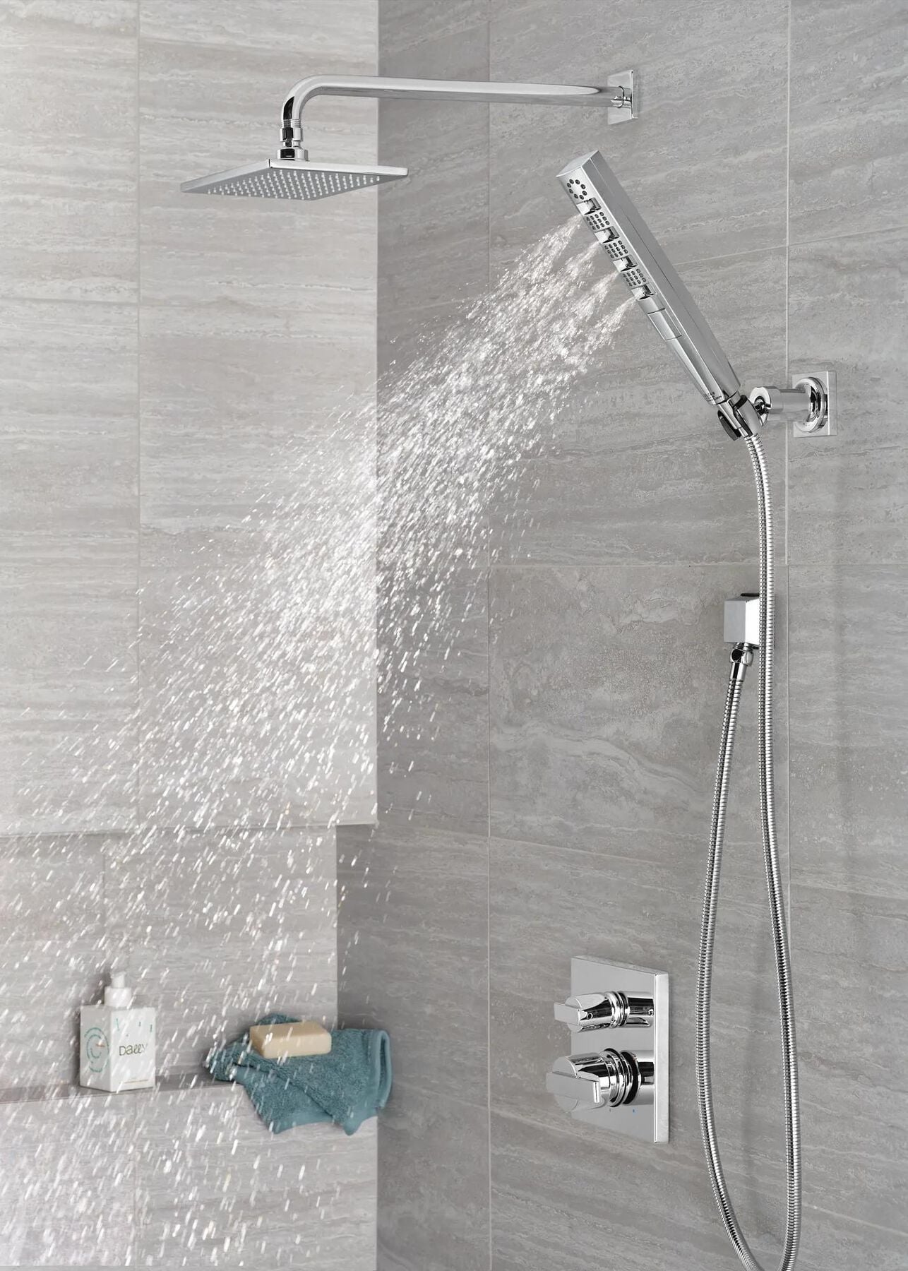 3-Setting Custom Shower Bundle with Raincan - 14 Series