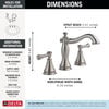 Two Handle Widespread Bathroom Faucet
