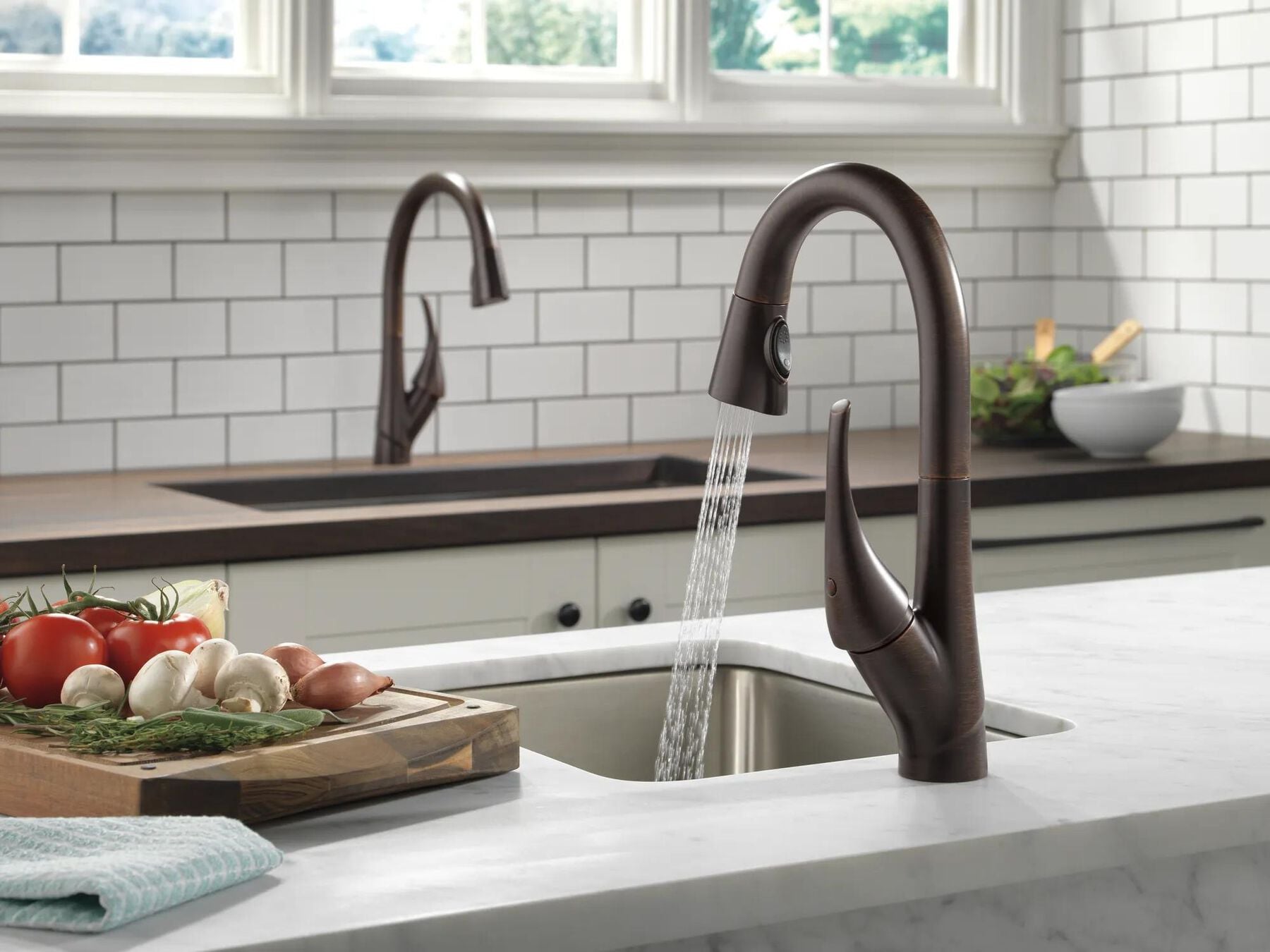 Single Handle Pull-Down Kitchen Faucet with ShieldSpray&reg; Technology
