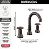 Two Handle Widespread Bathroom Faucet