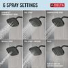 H2Okinetic&reg; 6-Setting 9-inch Raincan Shower Head