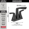 Centerset Bathroom Faucet (Recertified)