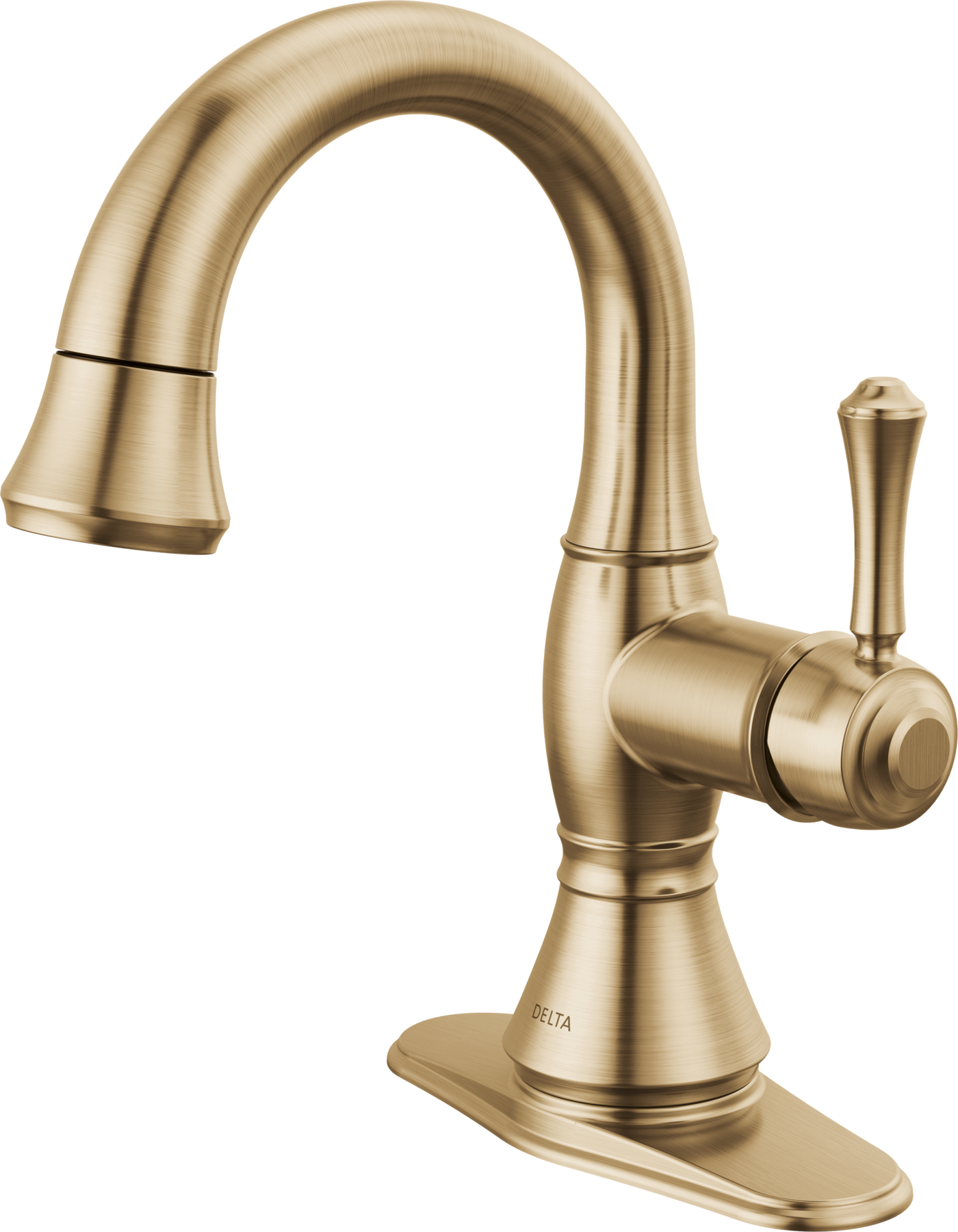 Single Handle Pull Down Bathroom Faucet