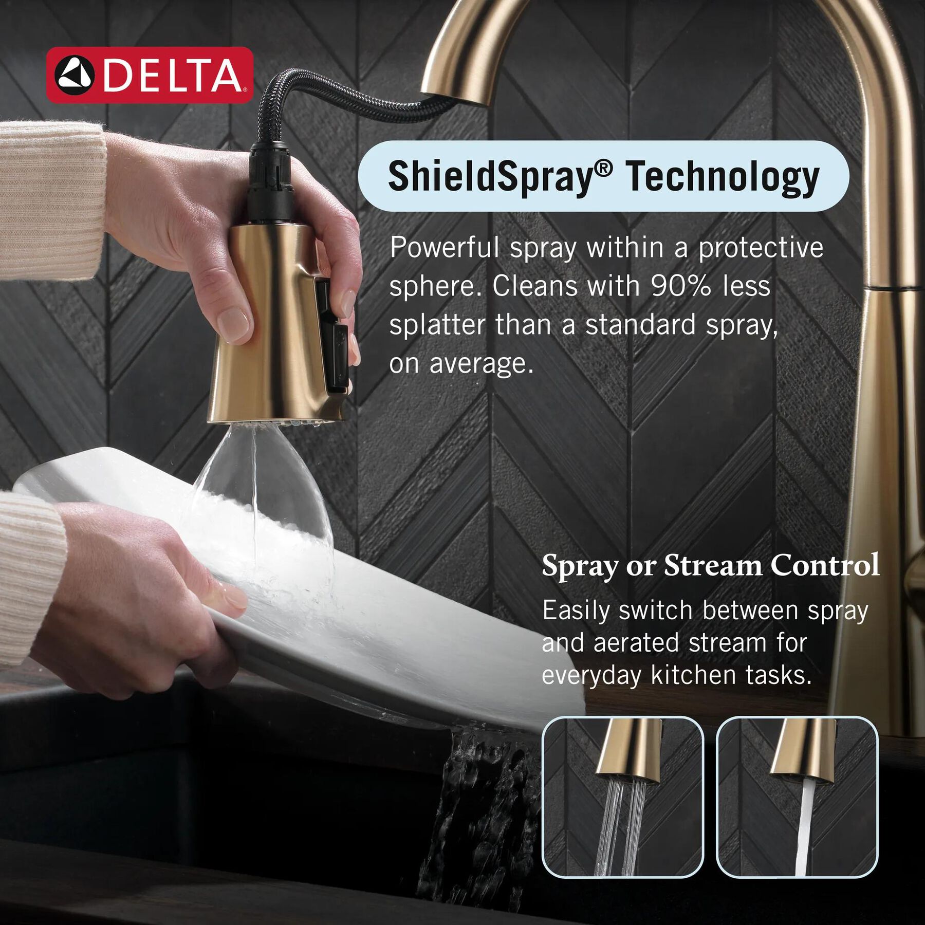 Single-Handle Pull-Down Kitchen Faucet