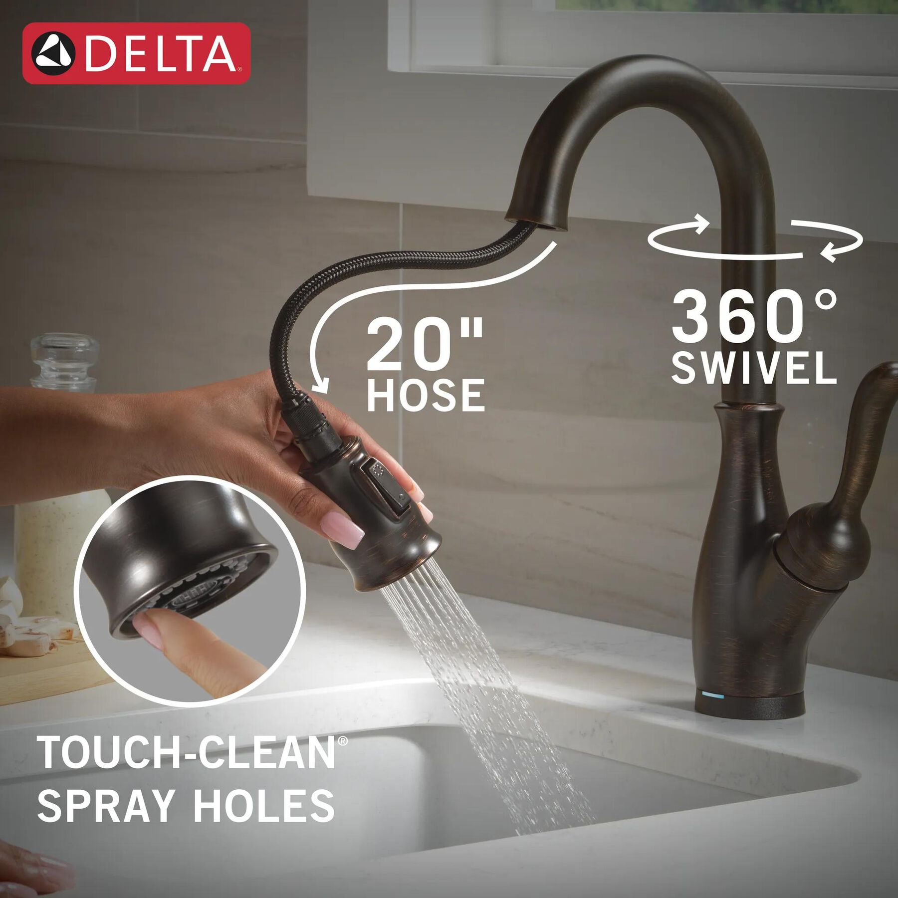 Touch2O&reg; Bar / Prep Faucet with Touchless Technology