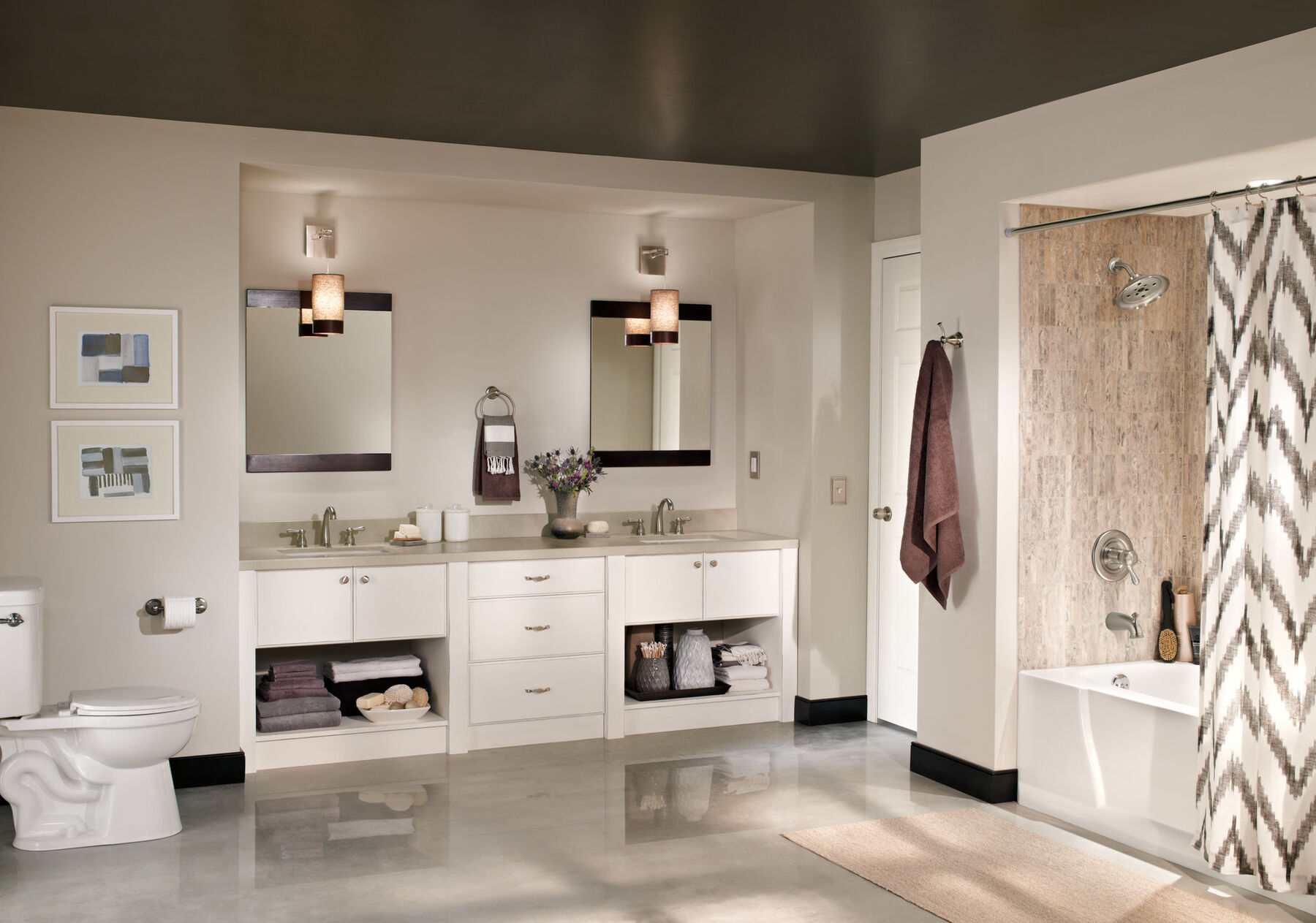 Metal Lever Handle Set - 2H Bathroom