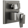 Two-Handle Monitor 17T Series Valve Trim with 6-Setting Diverter