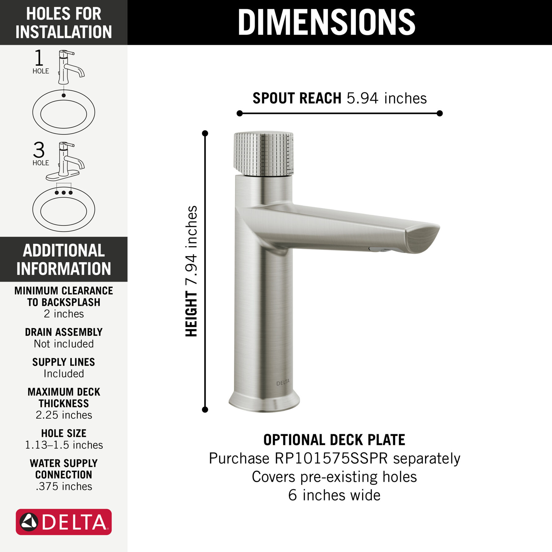 Single Handle Bathroom Faucet