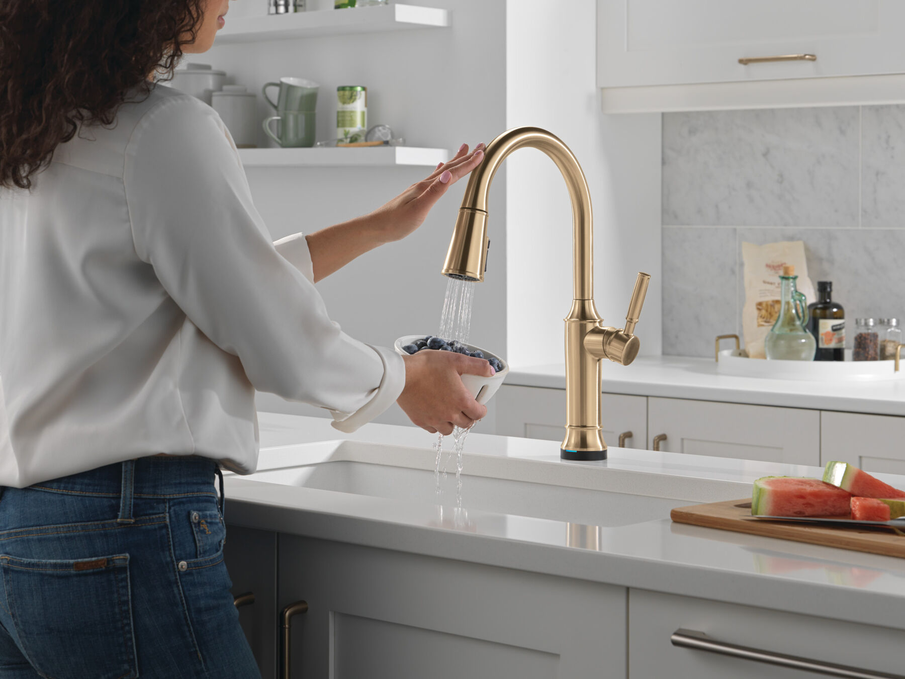 Pull-Down Kitchen Single Handle with Soap Dispenser Bundle