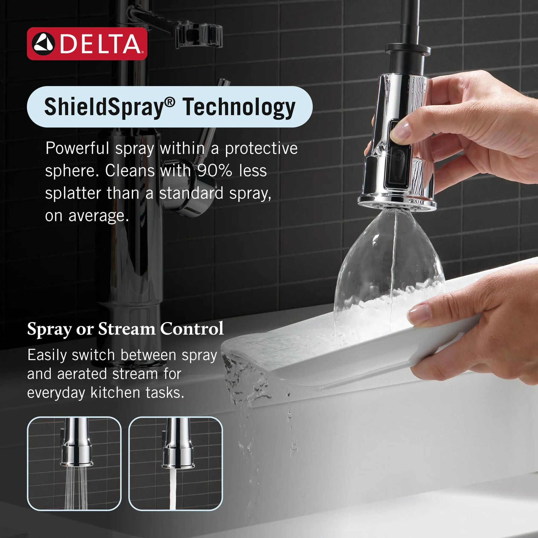 Single-Handle Pull-Down Spring Kitchen Faucet