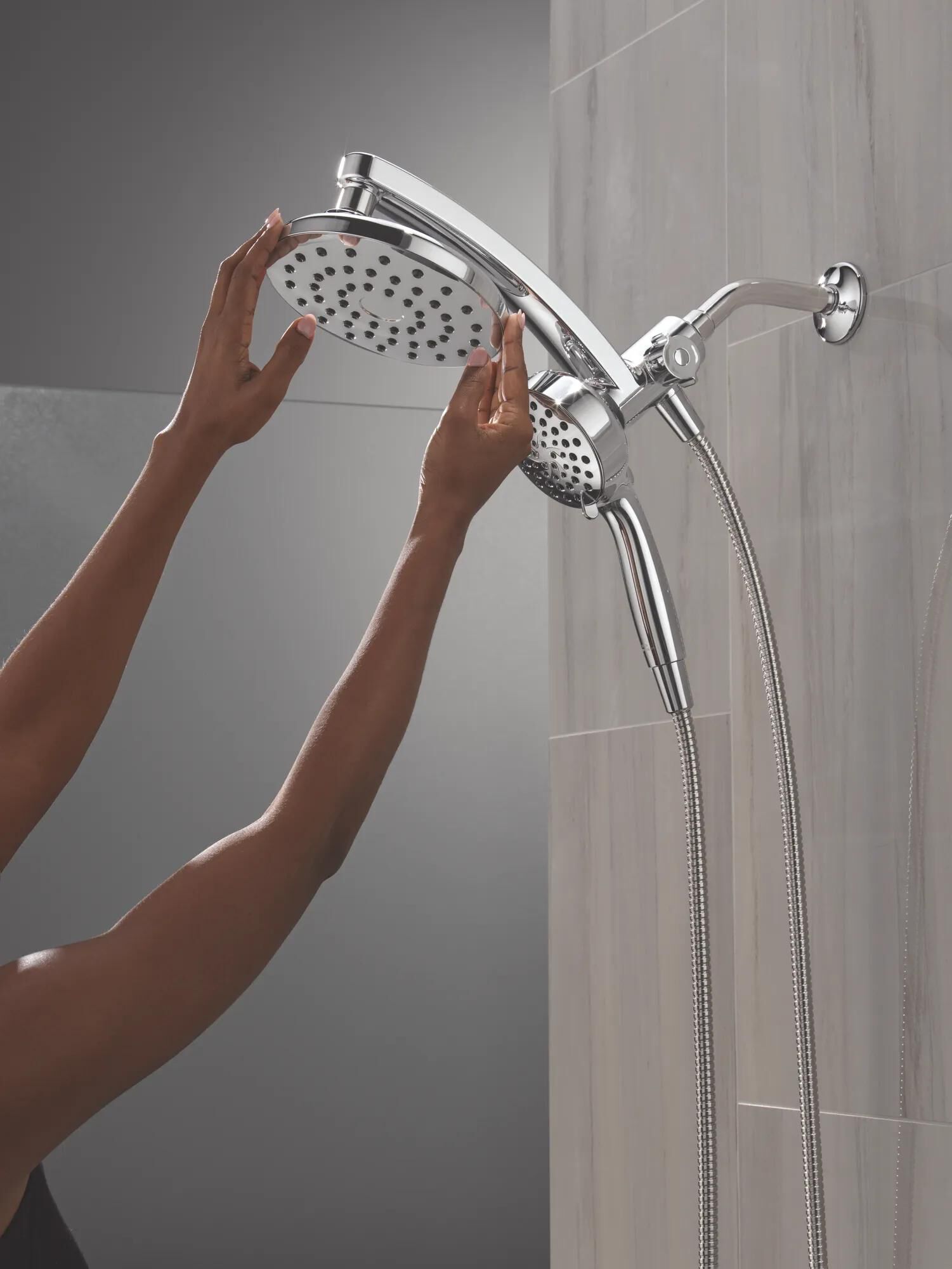 PivotPro™ 3-in-1 Combination Shower in Chrome 75649 | Delta Faucet