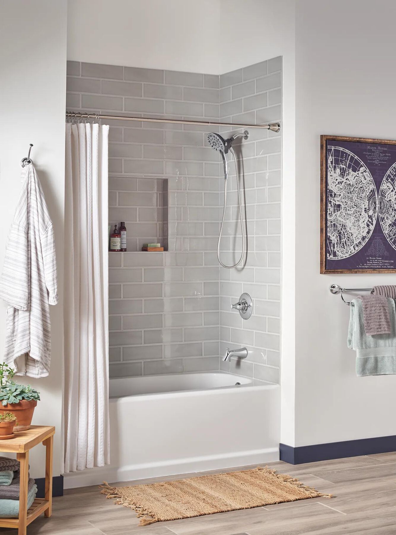 H2Okinetic&reg;&nbsp;In2ition&reg;&nbsp;5-Setting Two-in-One Shower (Recertified)