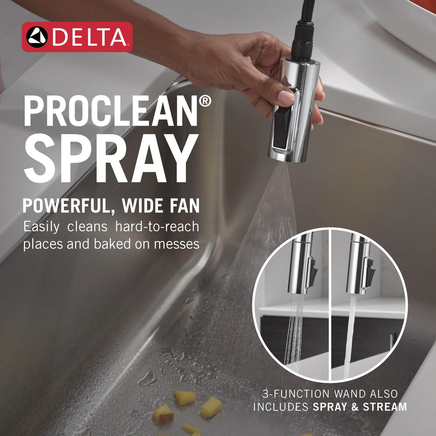 Single Handle Pull-Down Kitchen Faucet