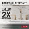 Widespread Lavatory Faucet with 14 Series Tub Shower Trim and Rough Bundle