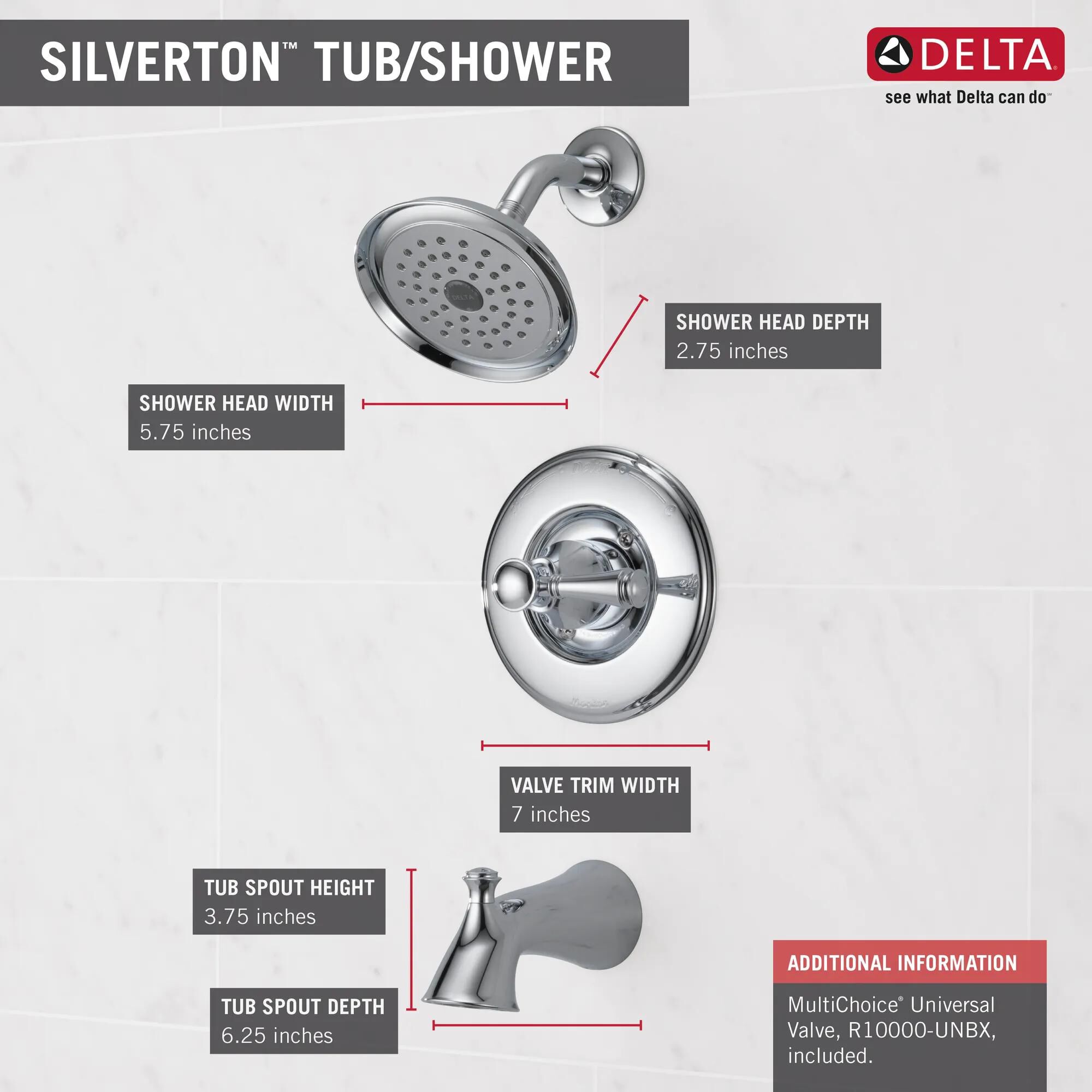 ♪♪ Monitor® 14 Series Tub & Shower Trim in Chrome 144713 | Delta Faucet