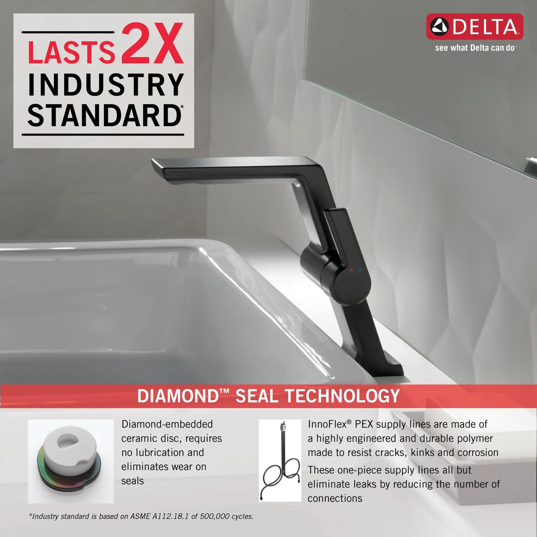 Single-Hole Bathroom Faucet (Recertified)