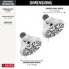 3-Setting Shower Head, 2-Pack
