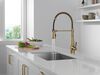 Single-Handle Pull-Down Spring Kitchen Faucet