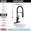 Single Handle Pull-Down Spring Kitchen Faucet