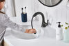 Single Handle Pull-Down Bathroom Faucet