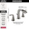 Two Handle Widespread Bathroom Faucet