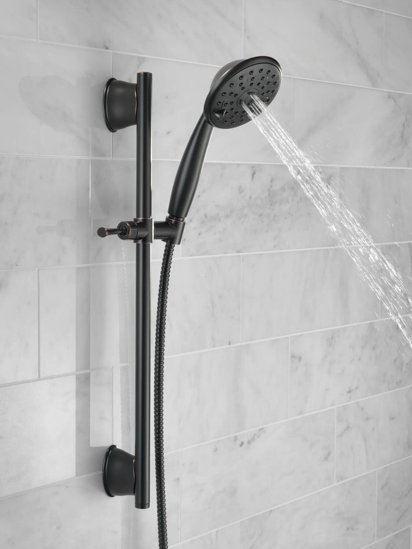 Porter 3 Setting Wall Bar Hand Shower