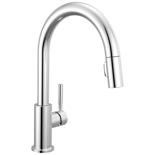 Single Handle Pull-Down Kitchen Faucet in Chrome 19933-DST | Delta