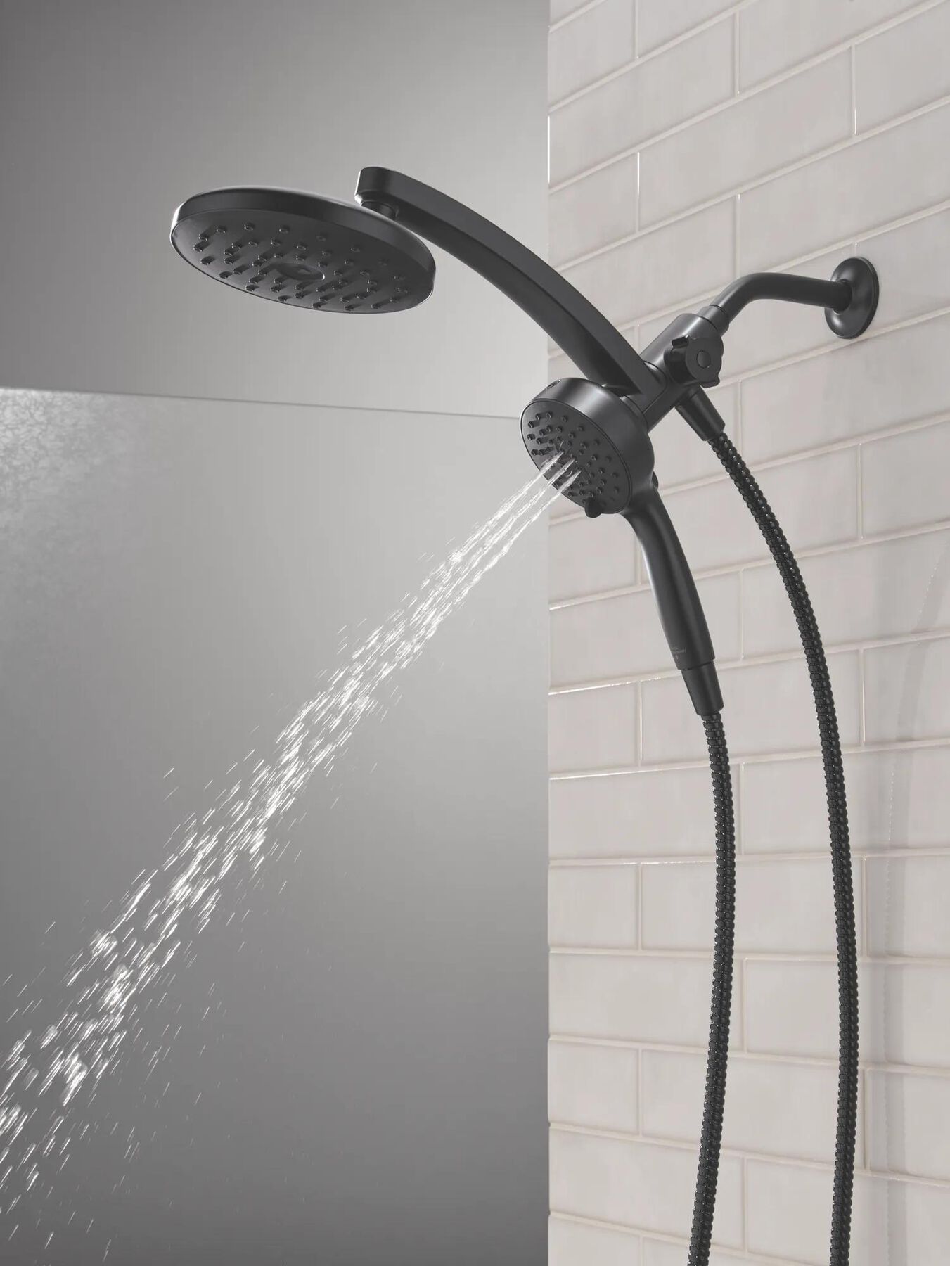 PivotPro&trade; 3-in-1 Combination Shower with Silicone Spray Face