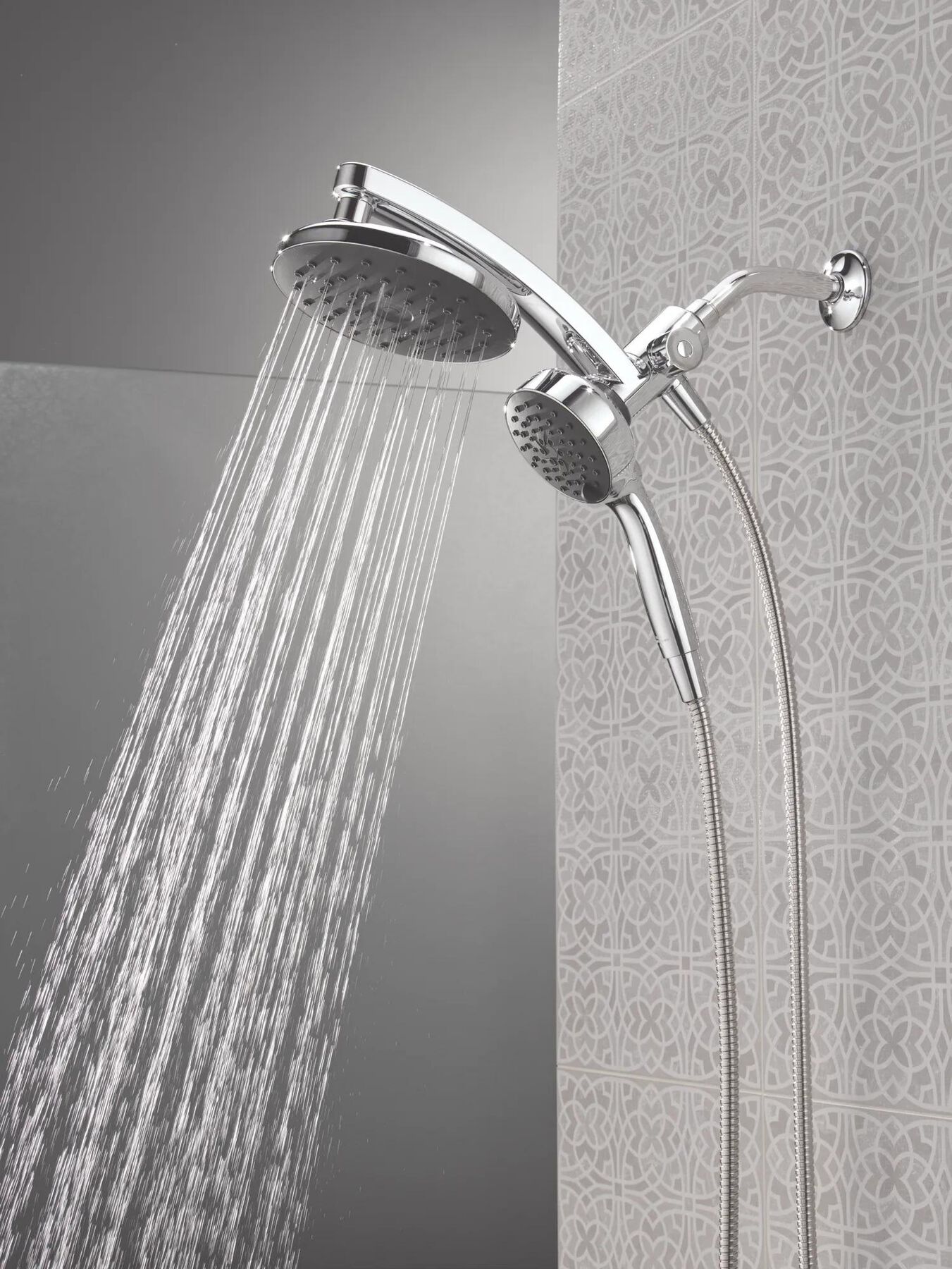 PivotPro&trade; 3-in-1 Combination Shower with TouchClean&reg; Spray Face