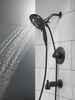 H<sub>2</sub>Okinetic&reg; In2ition&reg; 5-Setting Two-in-One Shower