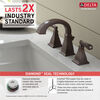 Two Handle Widespread Bathroom Faucet