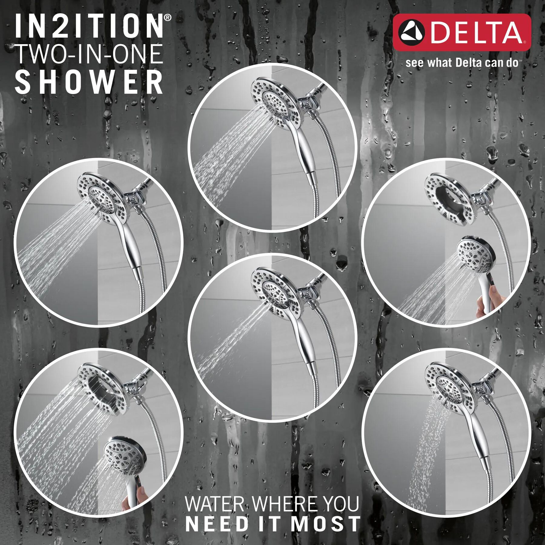 In2ition&reg; HSSH 1.75 GPM 4-Setting (Recertified)