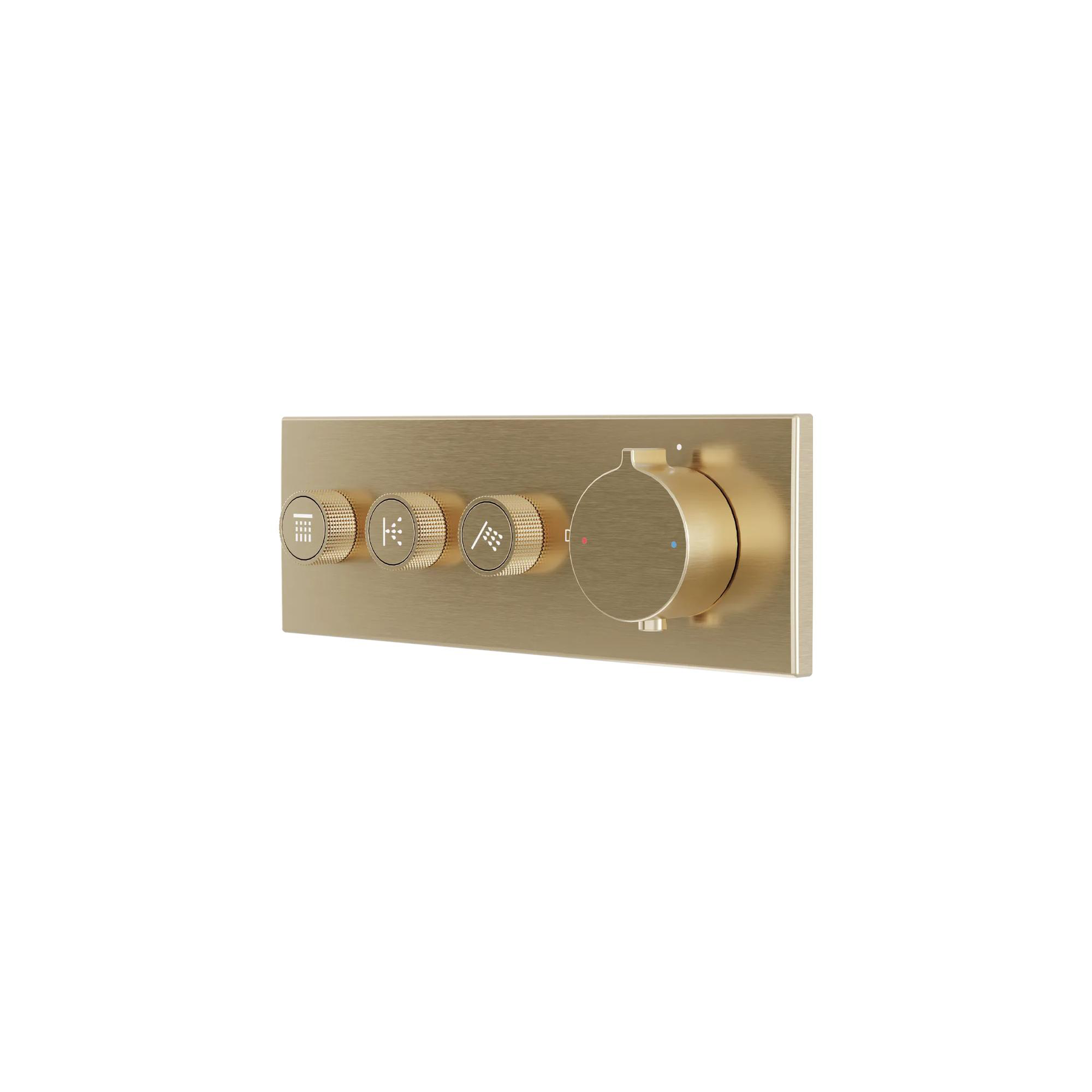 High Flow Push Button Themrostatic Trim 3 Outlet