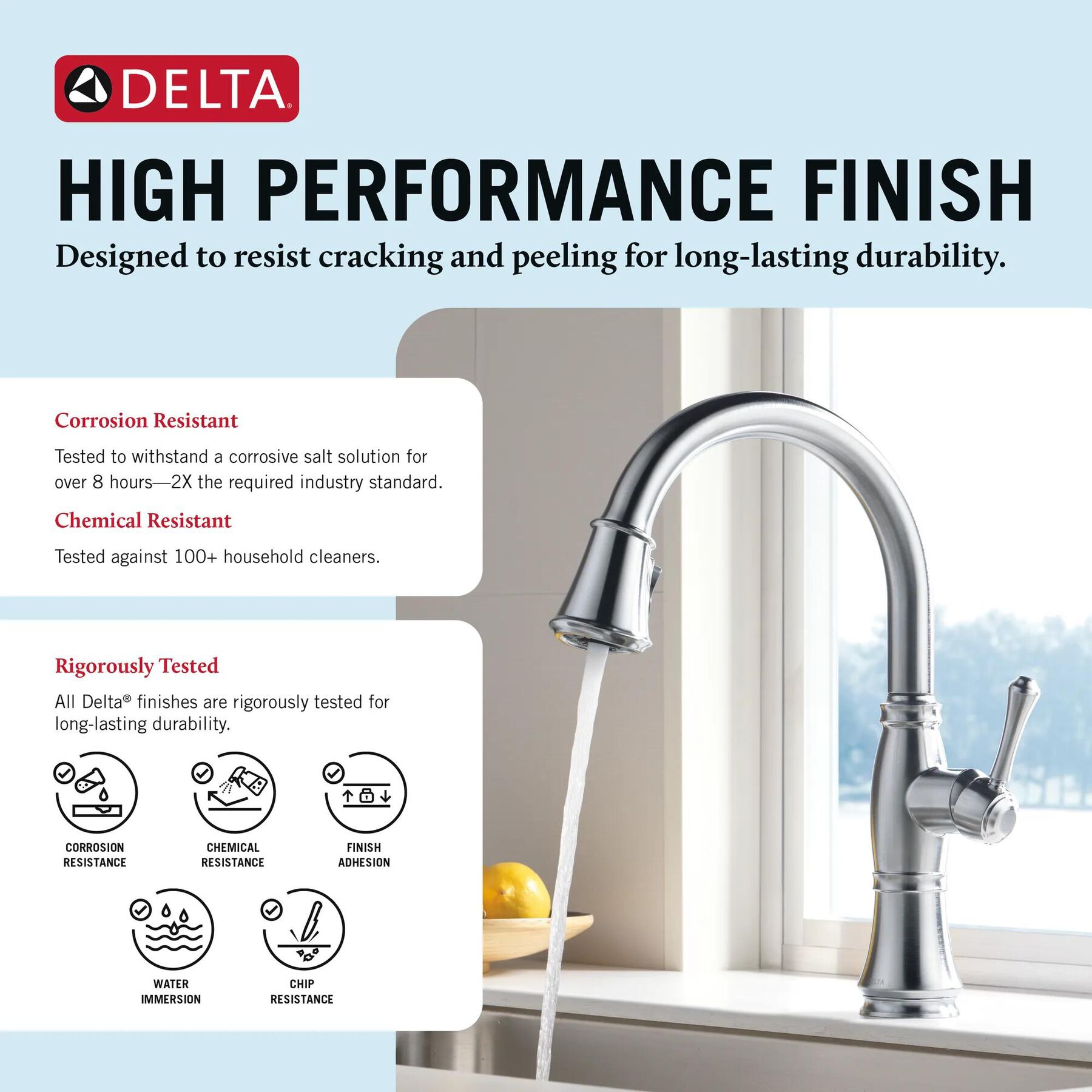 Single Handle Pull-Down Kitchen Faucet