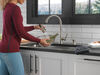 Single Handle Pull-Down Kitchen Faucet with Soap Dispenser and ShieldSpray&reg; Technology
