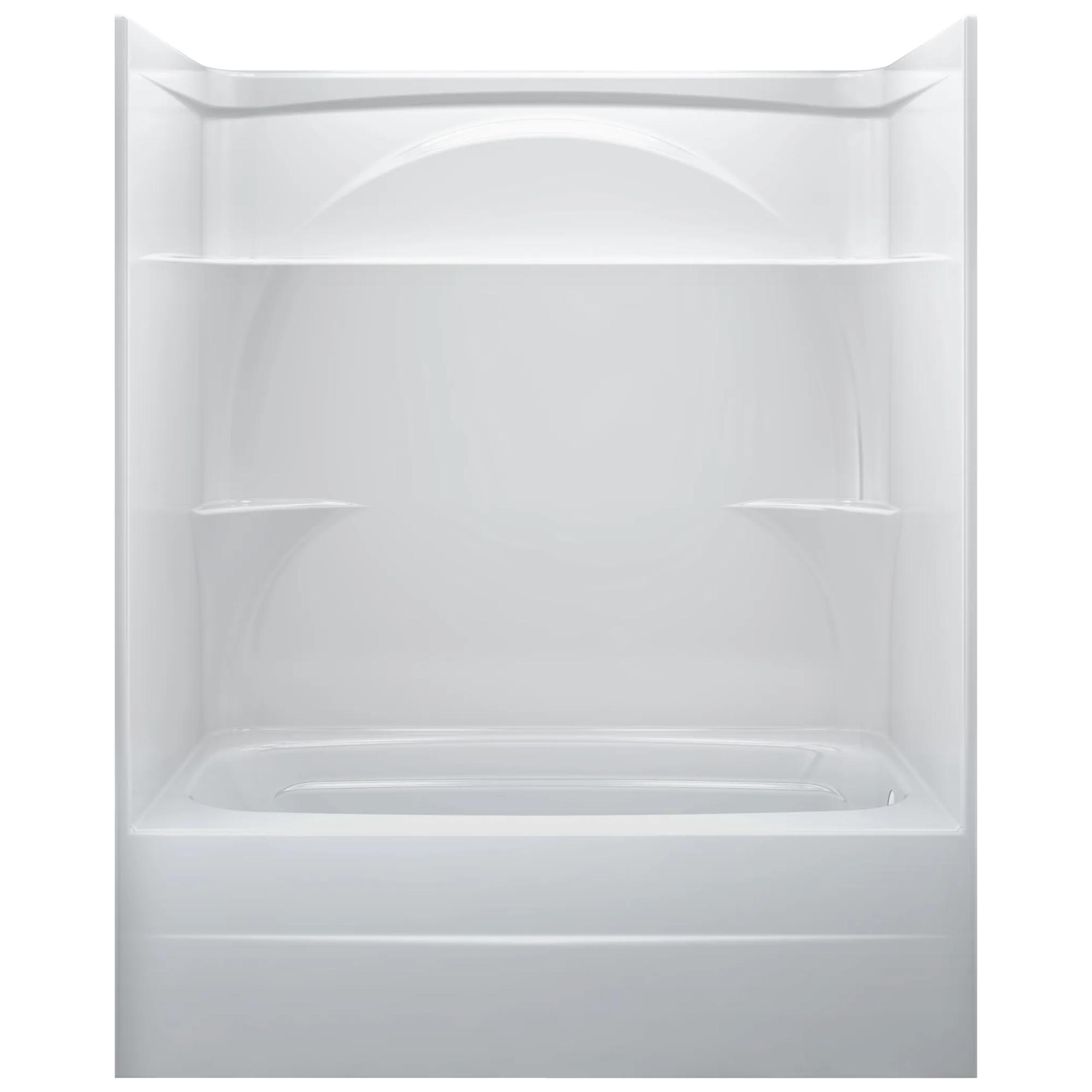 60" x 32" One Piece Tub Shower-Right Drain