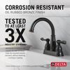 Two Handle Centerset Bathroom Faucet