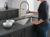 Single-Handle Pull-Down Spring Kitchen Faucet