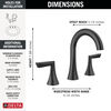 Two Handle Widespread Bathroom Faucet